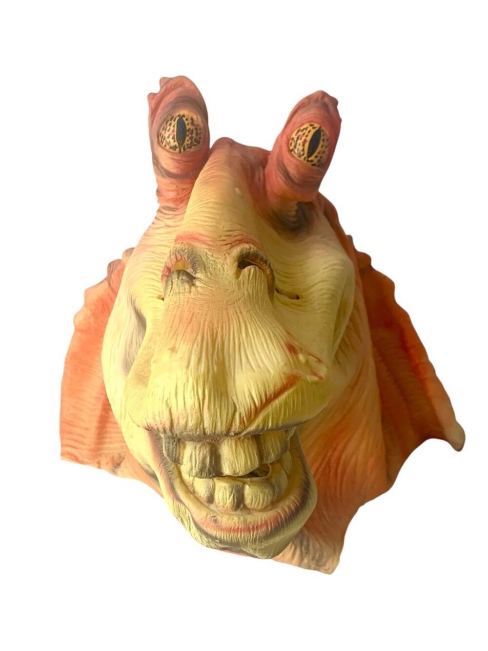 Star Wars Jar Jar Binks Rubber Mask Lucasfilm Vintage Collectible Costume Prop C